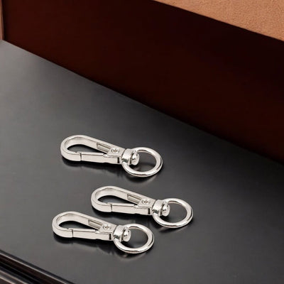 Carabină breloc cu cap rotativ - model 2 argintiu (set 100 buc) - CraftUp