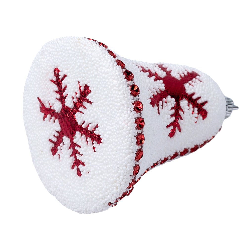 Clopoței decorativi Crăciun cu fulg (set 4 buc) - CraftUp