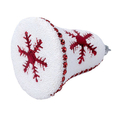 Clopoței decorativi Crăciun cu fulg (set 4 buc) - CraftUp