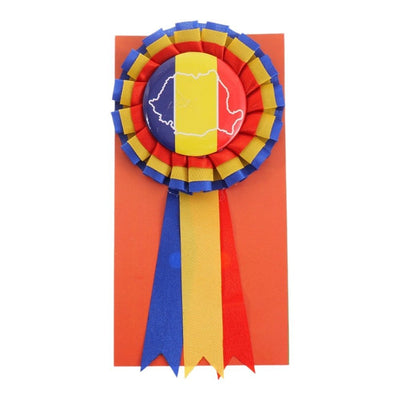 Cocardă insignă tricolor ROMÂNIA - CraftUp