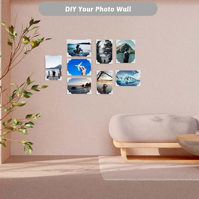 Colțare sticker pentru fotografii - alb (set 240 buc) - CraftUp