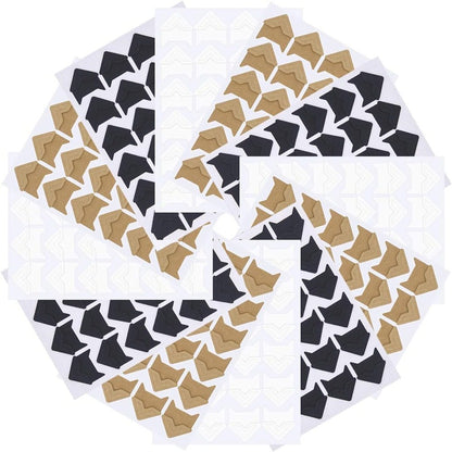 Colțare sticker pentru fotografii - negru (set 240 buc) - CraftUp