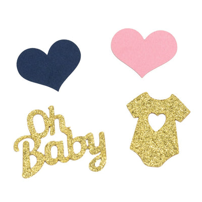 Confetti Oh baby (set 100 buc) 2.5 - 3.5cm - CraftUp