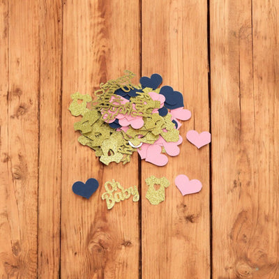 Confetti Oh baby (set 100 buc) 2.5 - 3.5cm - CraftUp
