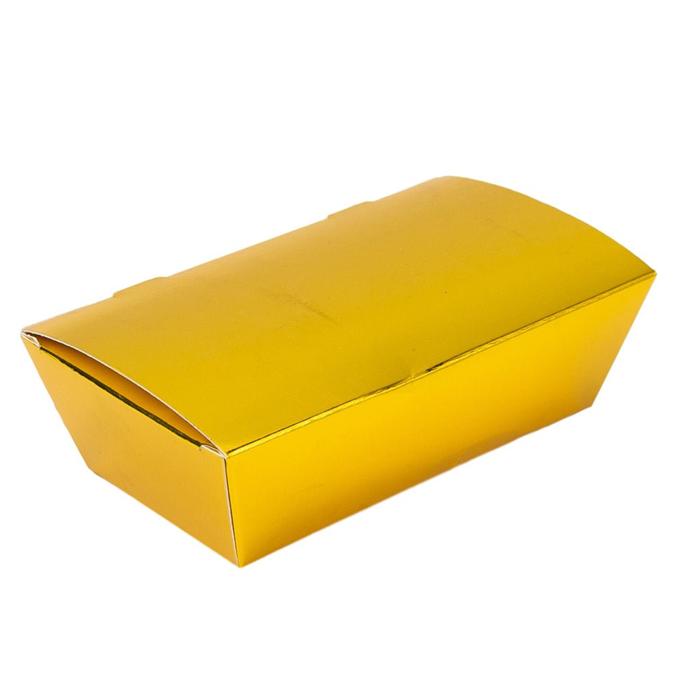 Cutie cadou carton imitație lingou - (set 24 buc) - CraftUp