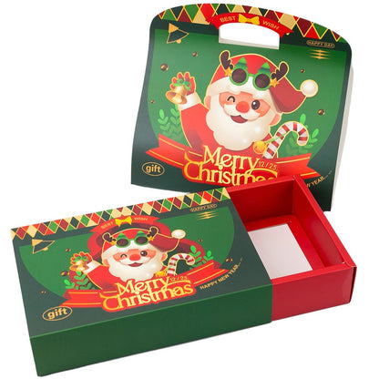 Cutie cadou Crăciun cu mâner și ambalaj exterior (set 25 buc) - CraftUp