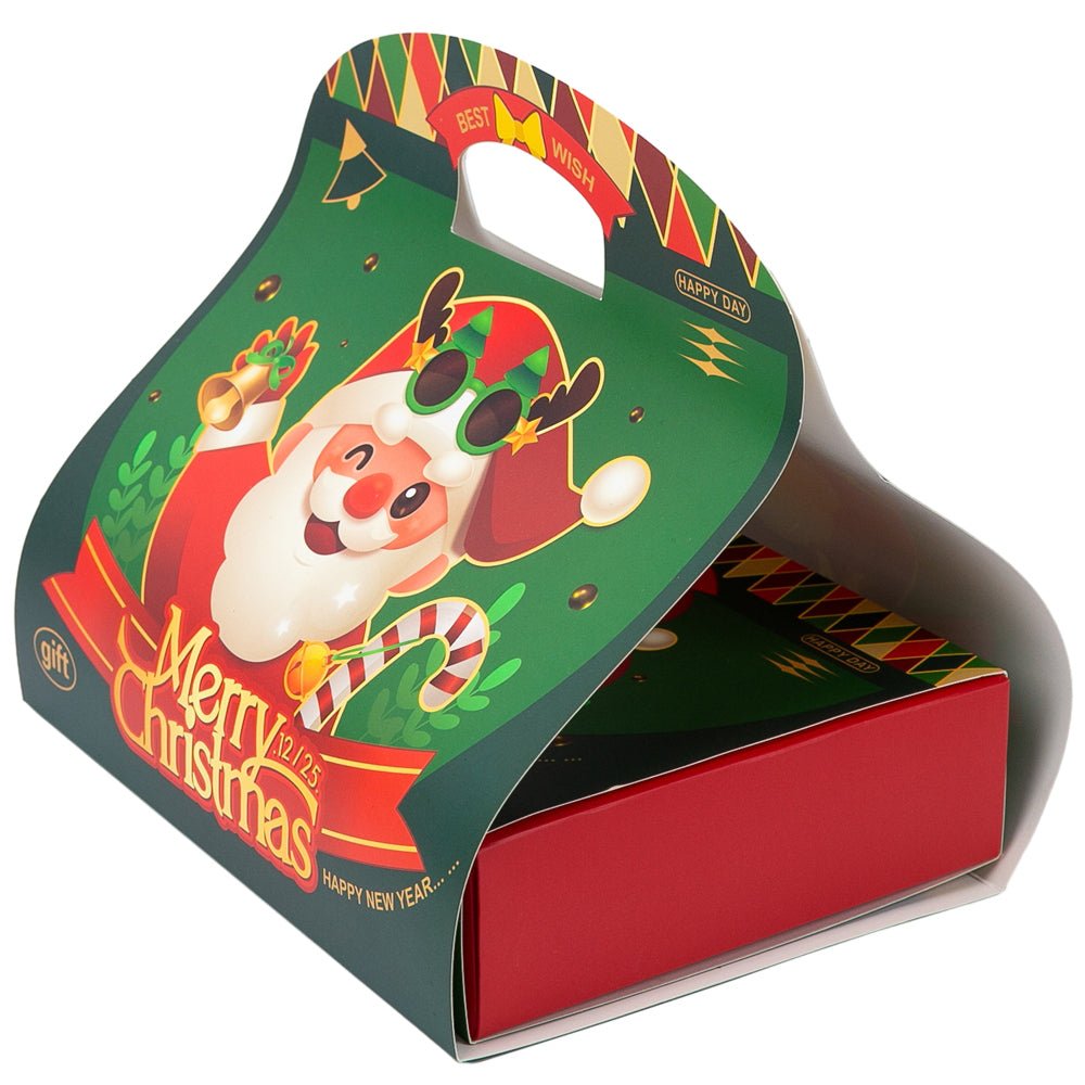 Cutie cadou Crăciun cu mâner și ambalaj exterior (set 25 buc) - CraftUp