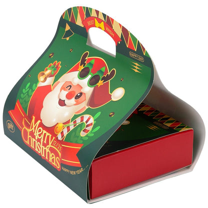 Cutie cadou Crăciun cu mâner și ambalaj exterior (set 25 buc) - CraftUp