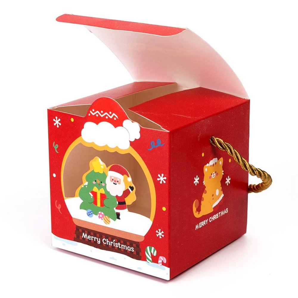 Cutie căni 3D Crăciun cu mâner de sfoară - CraftUp