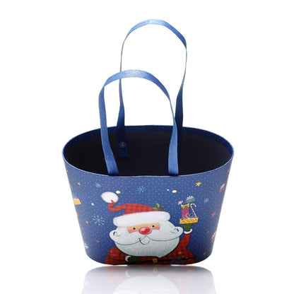 Cutie Crăciun cu mâner - model Moșul a sosit - CraftUp