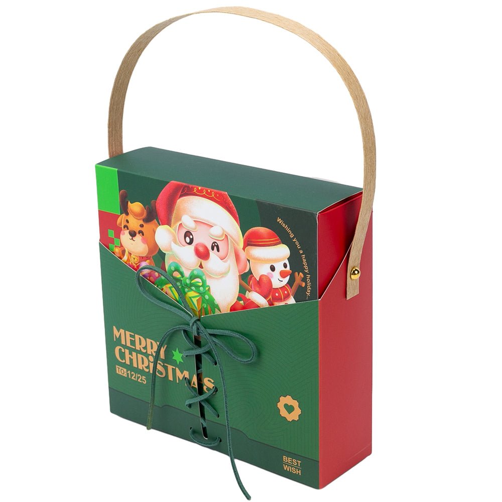 Cutie Crăciun tip geantă cu șnur (set 25 buc) - CraftUp