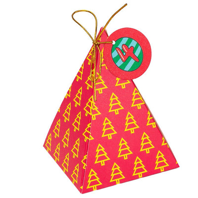 Cutie Crăciun triunghiulară - set 24 de modele diferite - CraftUp
