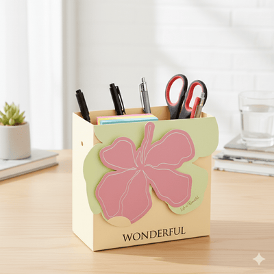 Cutie de cadou cu design fluture (set 10 buc) - CraftUp