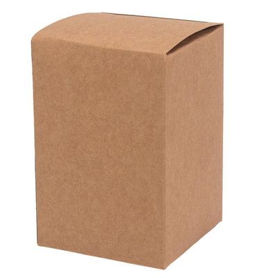 Cutie dreptunghiulară cu fereastră – kraft (set 50 buc) 6x6x16cm - CraftUp