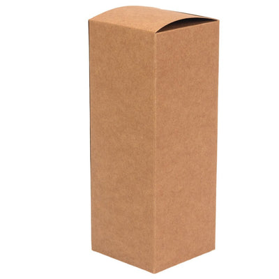 Cutie dreptunghiulară cu fereastră – kraft (set 50 buc) 9x9x18cm - CraftUp