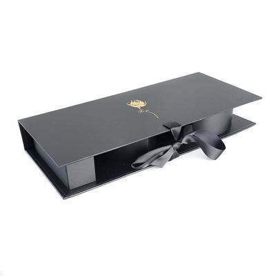 Cutie dreptunghiulară model trandafir I love you - negru - CraftUp