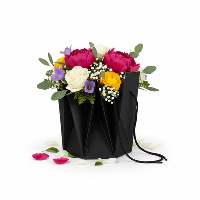 Cutie hartie plisata cu interior rezistent la apa (set 10 buc) - CraftUp