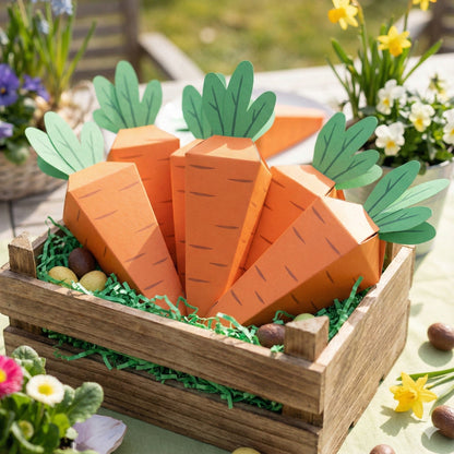 Cutie în formă de morcov (set 10 buc) - CraftUp