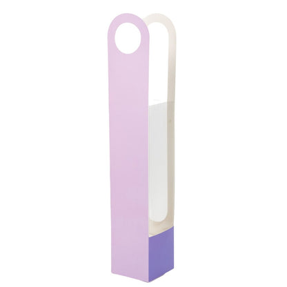 Cutie înalta pentru flori cu fereastră și mâner lung - mov (set 2 buc) - CraftUp