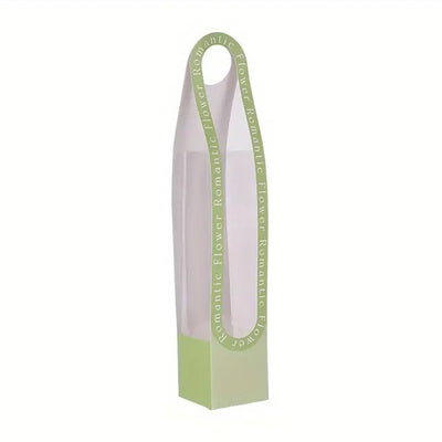 Cutie înalta pentru flori cu fereastră și mâner lung - verde (set 2 buc) - CraftUp