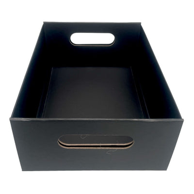 Cutie ladă cu mânere - negru - CraftUp