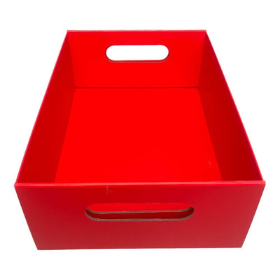 Cutie ladă cu mânere - roșu - CraftUp