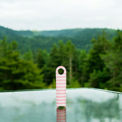 Cutie lungă model pernă cu agățătoare rotundă - roz (set 50 buc) - CraftUp