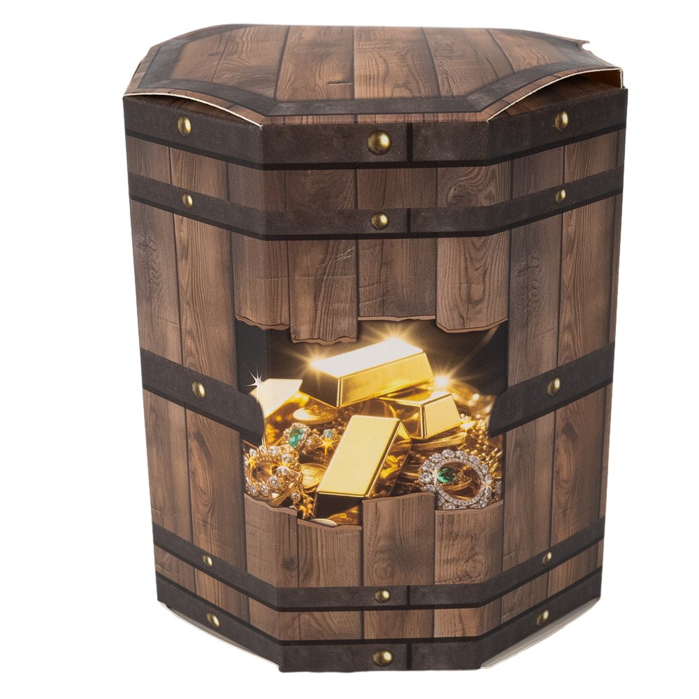 Cutie mărturii în formă de butoi pirați (set 50 buc) - CraftUp