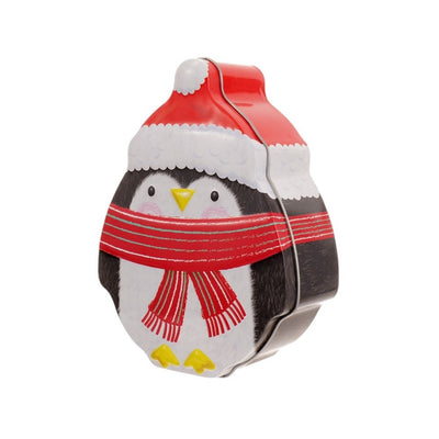 Cutie metalică cu formă pinguin - CraftUp