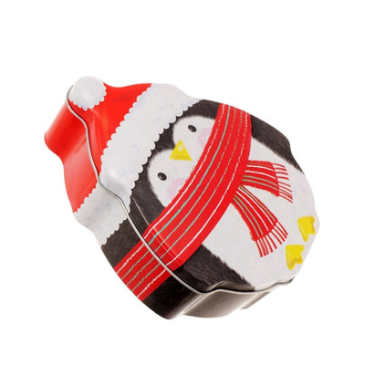 Cutie metalică cu formă pinguin - CraftUp