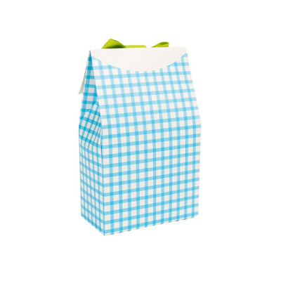 Cutie mică cu papion - albastru (set 50 buc) - CraftUp