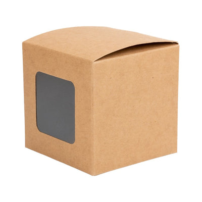 Cutie mică pătrată cu fereastră (set 50 buc) - CraftUp