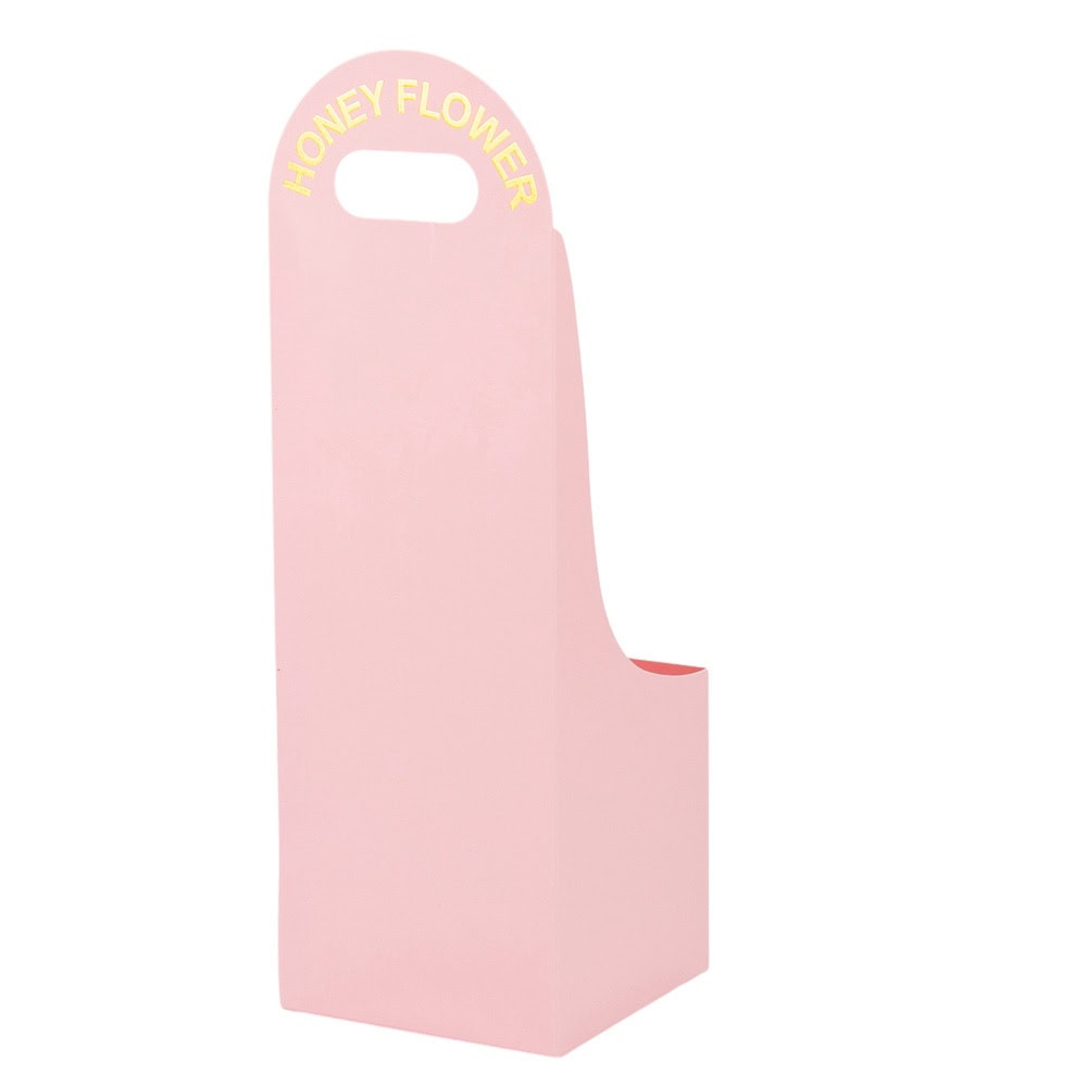 Cutie mică pătrată pentru flori - roz (set 10 buc) - CraftUp