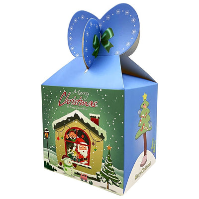 Cutie pătrată Craciun - albastru - CraftUp