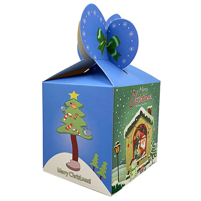 Cutie pătrată Craciun - albastru - CraftUp