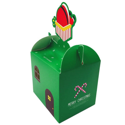 Cutie pătrată Craciun - verde - CraftUp