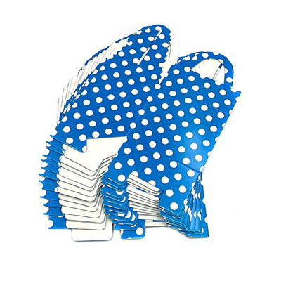 Cutie pătrată cu buline - albastru - CraftUp