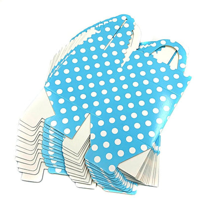Cutie pătrată cu buline - bleu - CraftUp