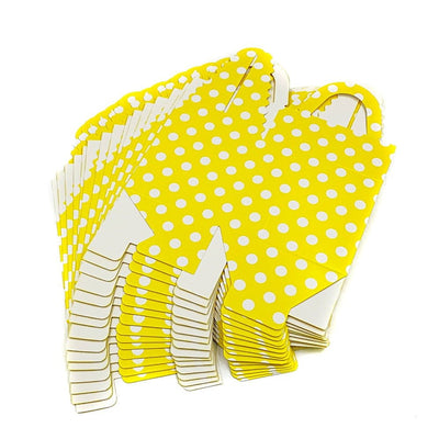 Cutie pătrată cu buline - galben - CraftUp