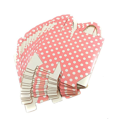 Cutie pătrată cu buline - roz - CraftUp