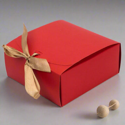 Cutie pătrată cu fundă satinată (set 12 buc) - CraftUp