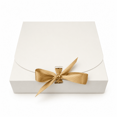 Cutie pătrată cu fundă satinată (set 12 buc) - CraftUp