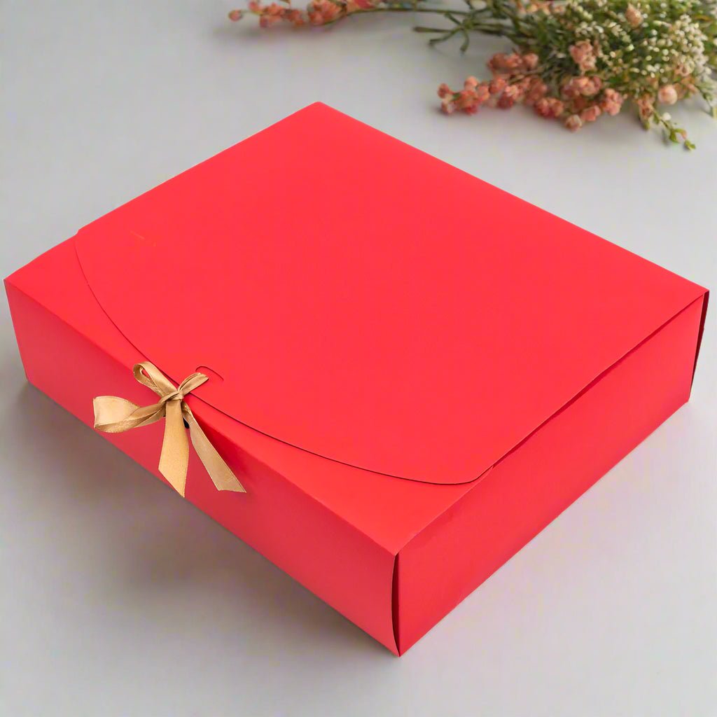 Cutie pătrată cu fundă satinată (set 12 buc) - CraftUp