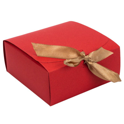 Cutie pătrată cu fundă satinată (set 12 buc) - CraftUp