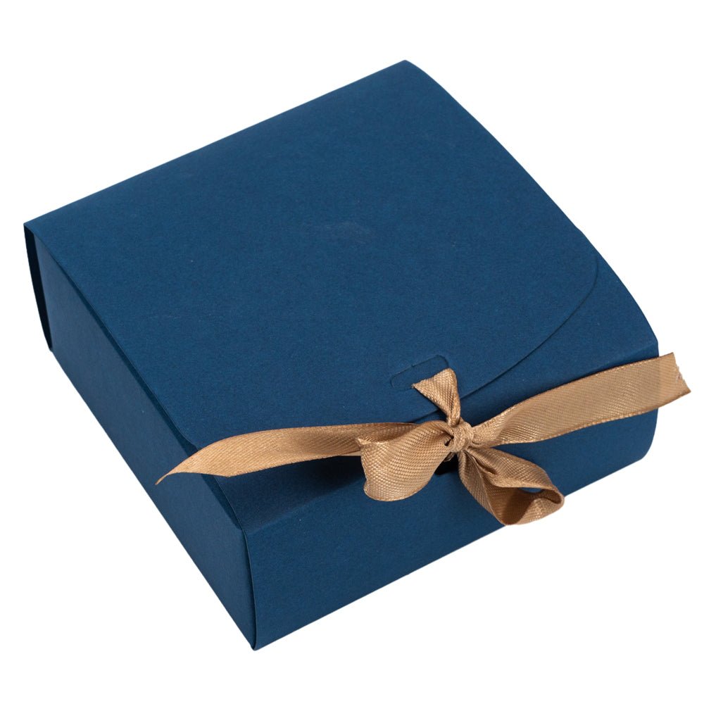 Cutie pătrată cu fundă satinată (set 12 buc) - CraftUp