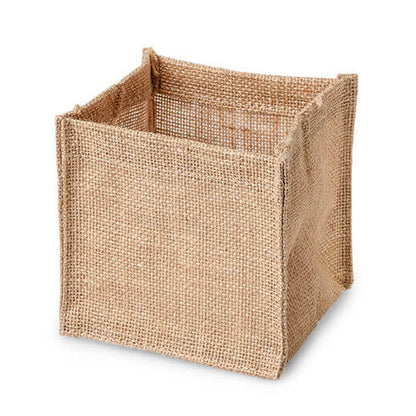 Cutie pătrată din iută 15x15x15cm - CraftUp