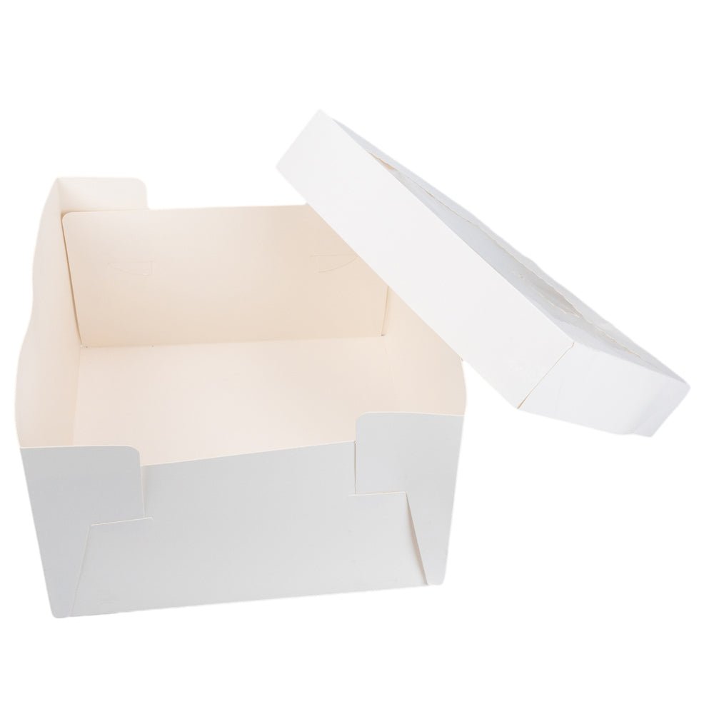 Cutie pătrată pentru tort cu fereastră (set 10 buc) - CraftUp