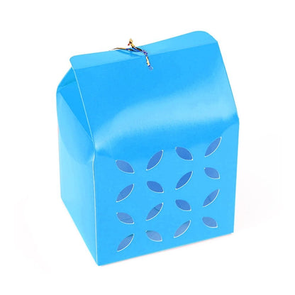 Cutie pătrată perforată - bleu - CraftUp