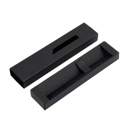Cutie pentru instrumente de scris cu fereastră - negru (set 50 buc) - CraftUp