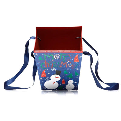 Cutie trapez Crăciun – model albastru nocturn - CraftUp